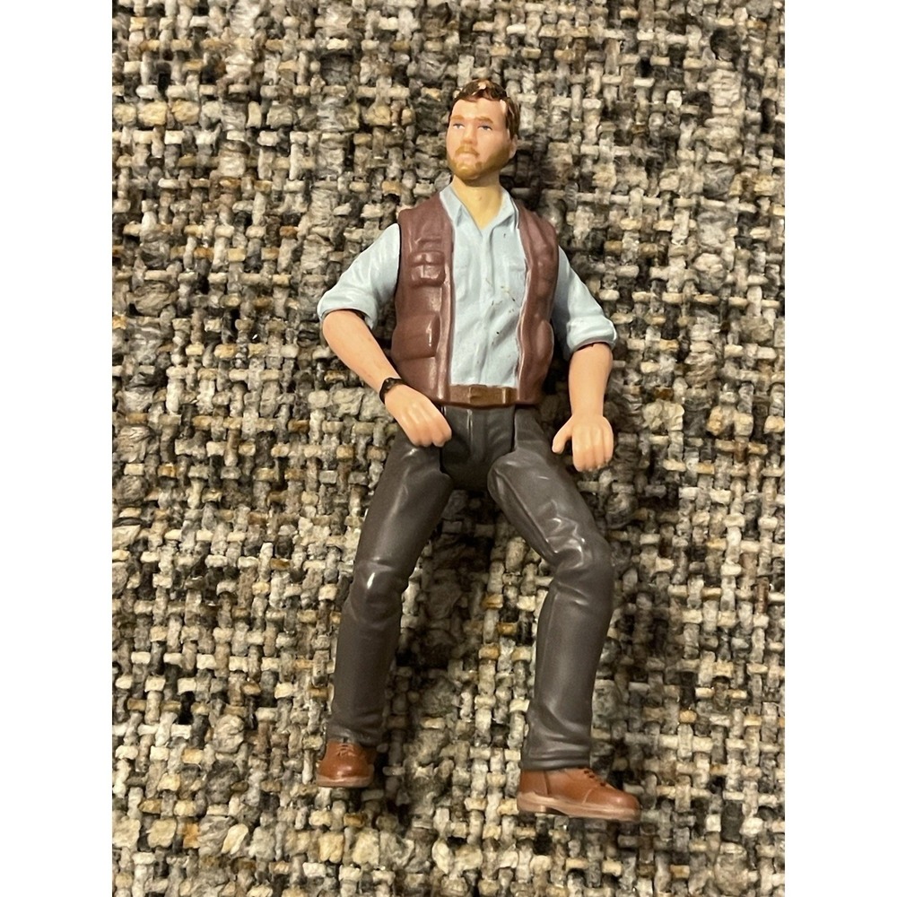 2015 Jurassic World Chris Pratt (Owen Grady) 4" Action Figure Hasbro Toy Man